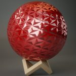 Metalic Triangular Shapes